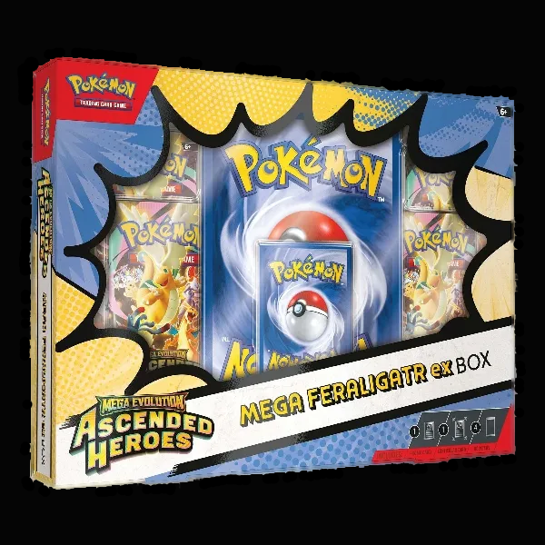 Pokémon Ascended Heroes Mega Feraligatr EX Box
