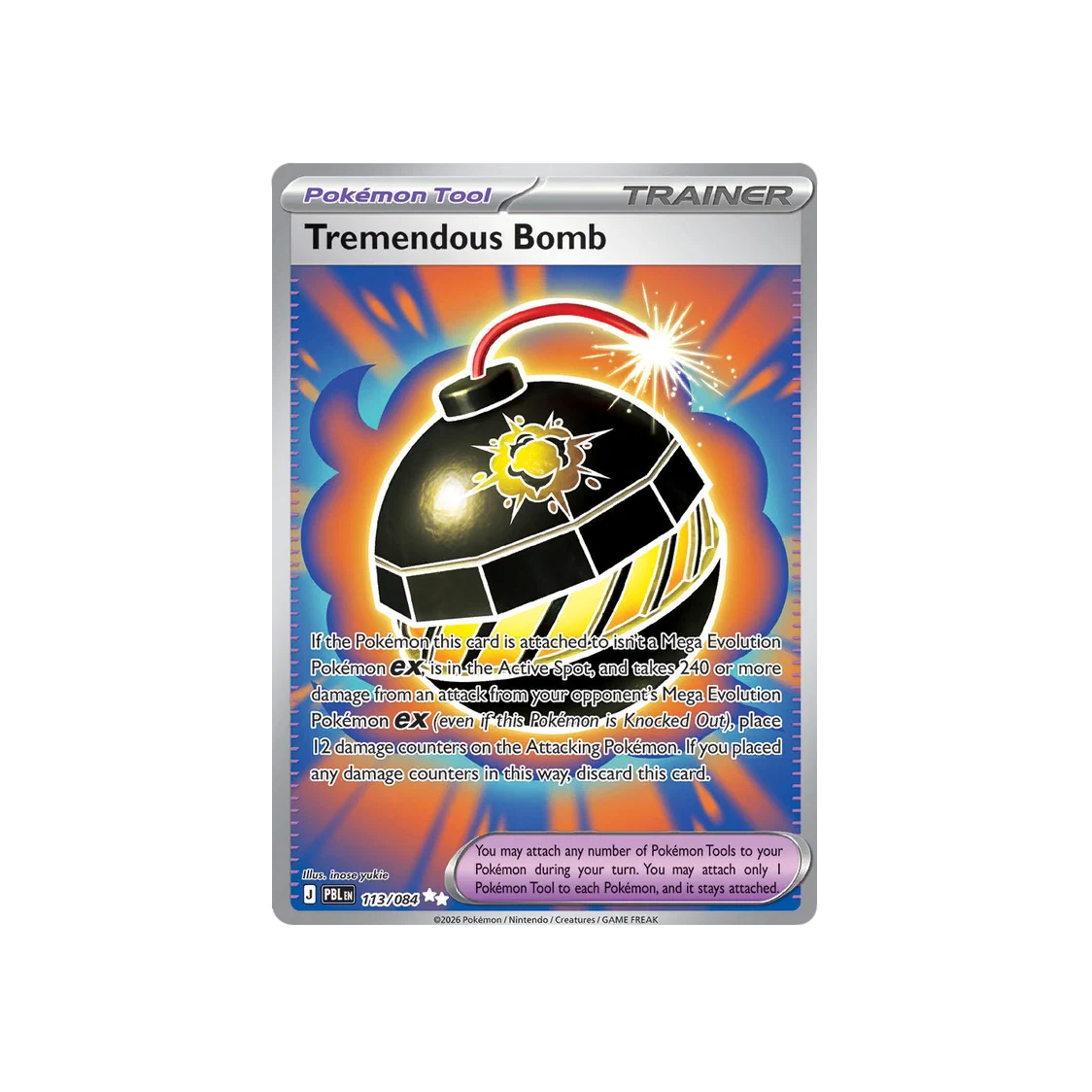 Tremendous Bomb #113 Pitch Black