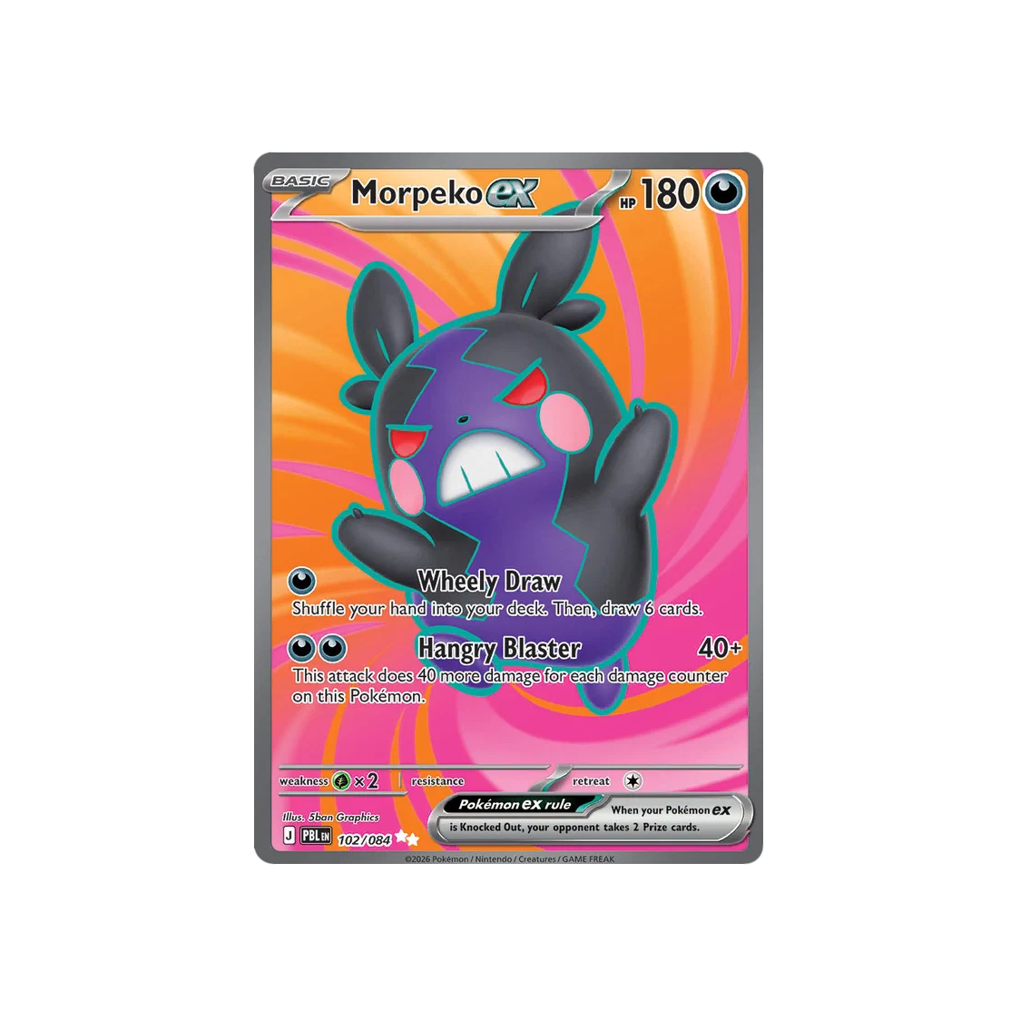 Morpeko ex #102 Pitch Black