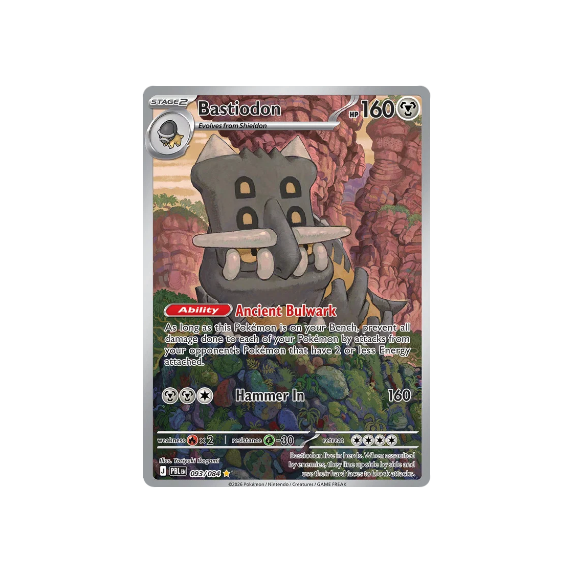 Bastiodon #93 Pitch Black