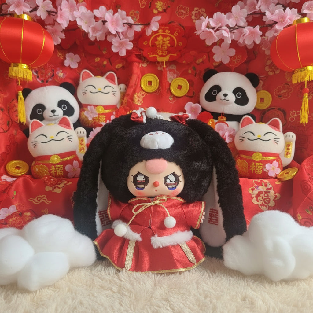 Baby Three New Year Plush Serien