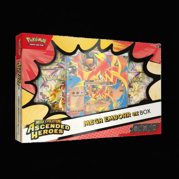 Pokémon Ascended Heroes Mega Emboar EX Box