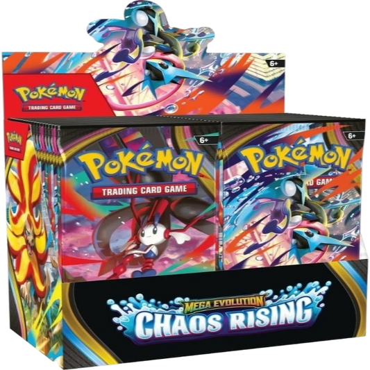 Pokémon Chaos Rising Booster Display