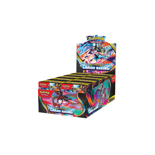Pokémon Chaos Rising Booster Display