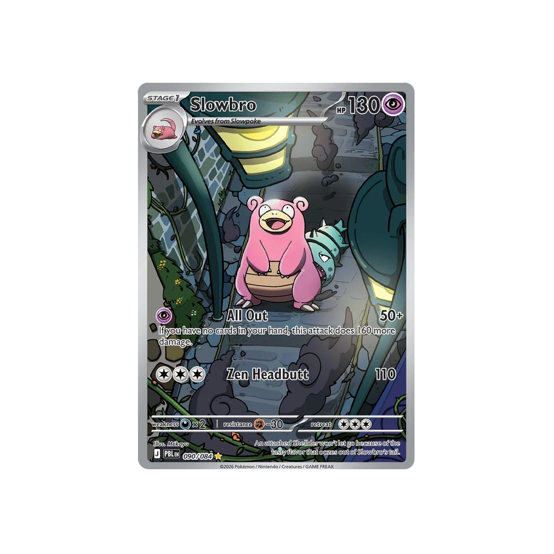 Slowbro #90 Pitch Black