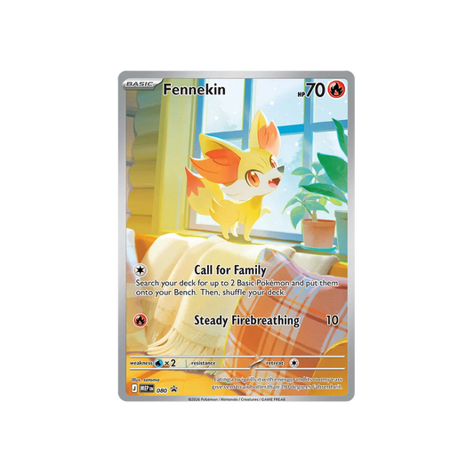 Fennekin Mega Evolution #80 Black Star Promos