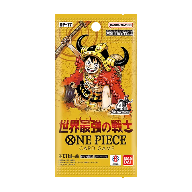 ONE PIECE BOOSTER PACK -THE WORLD’S STRONGEST WARRIORS- [OP-17][Japansk]