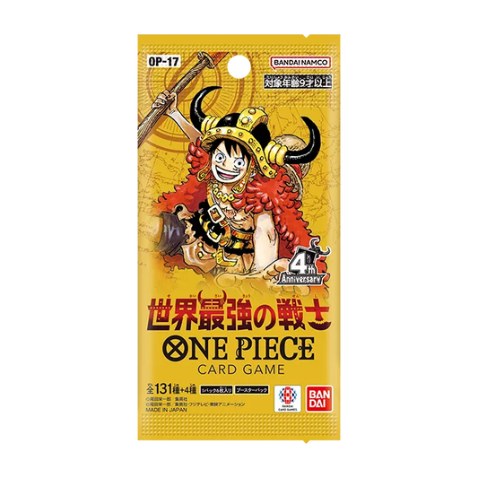 ONE PIECE BOOSTER PACK -THE WORLD’S STRONGEST WARRIORS- [OP-17][Japansk]