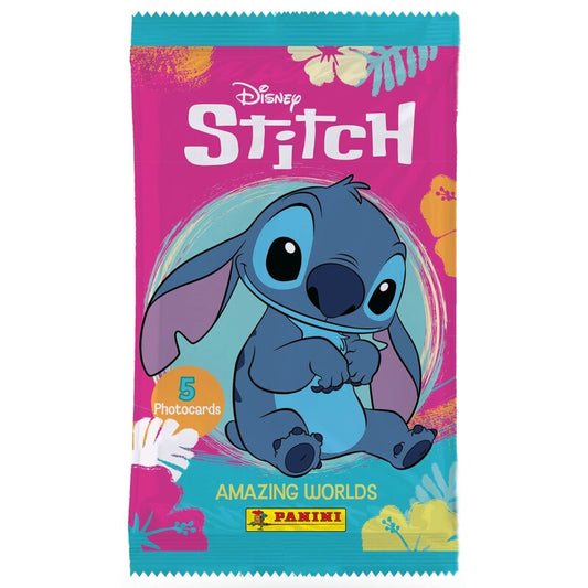 Disney Stitch Amazing Worlds photocard card Boosterpack