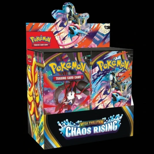 Pokémon Chaos Rising Booster Display